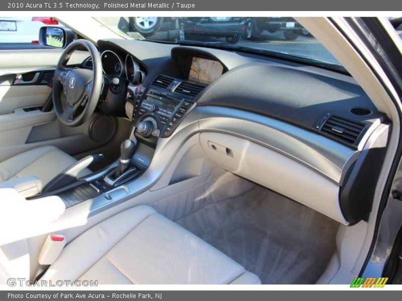 Polished Metal Metallic / Taupe 2010 Acura TL 3.5 Technology