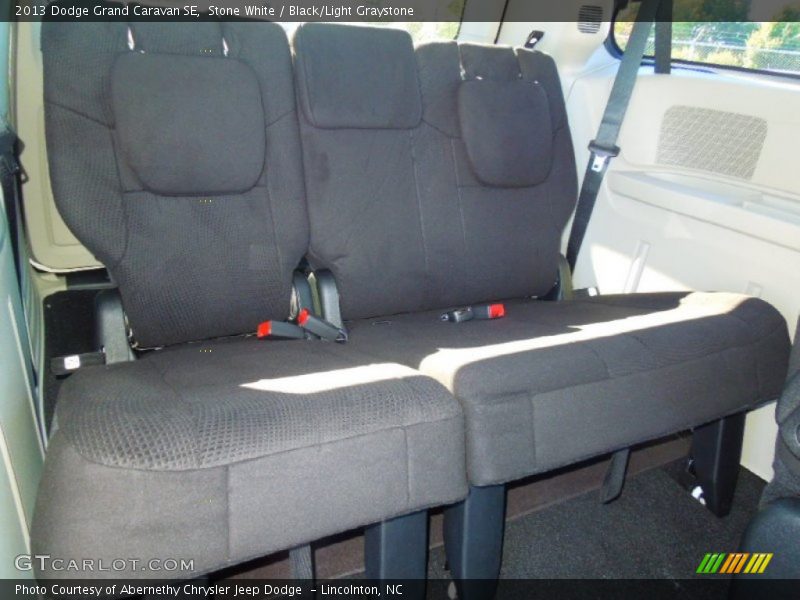 Stone White / Black/Light Graystone 2013 Dodge Grand Caravan SE