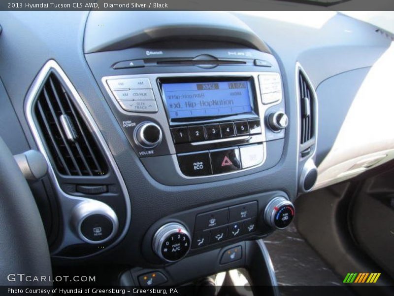 Diamond Silver / Black 2013 Hyundai Tucson GLS AWD