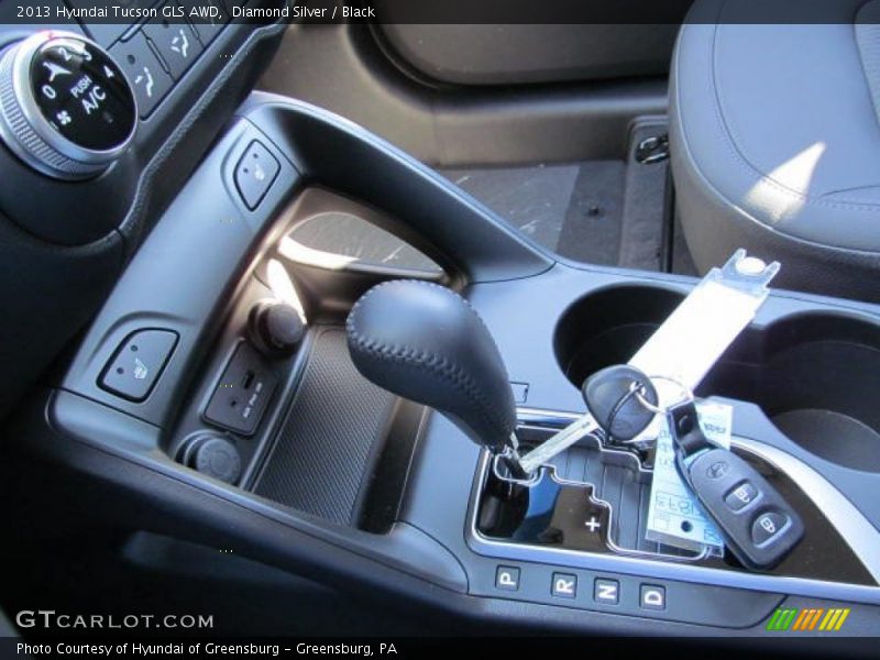Diamond Silver / Black 2013 Hyundai Tucson GLS AWD