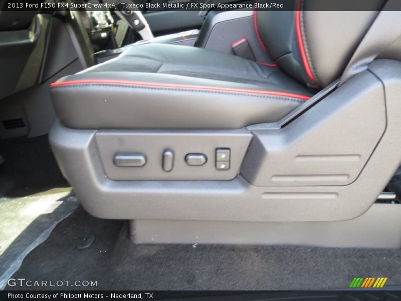 Tuxedo Black Metallic / FX Sport Appearance Black/Red 2013 Ford F150 FX4 SuperCrew 4x4