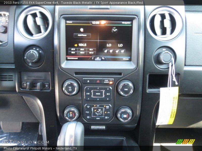 Tuxedo Black Metallic / FX Sport Appearance Black/Red 2013 Ford F150 FX4 SuperCrew 4x4