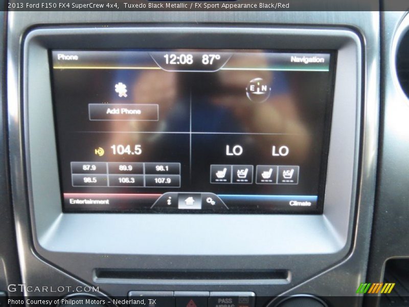 Tuxedo Black Metallic / FX Sport Appearance Black/Red 2013 Ford F150 FX4 SuperCrew 4x4