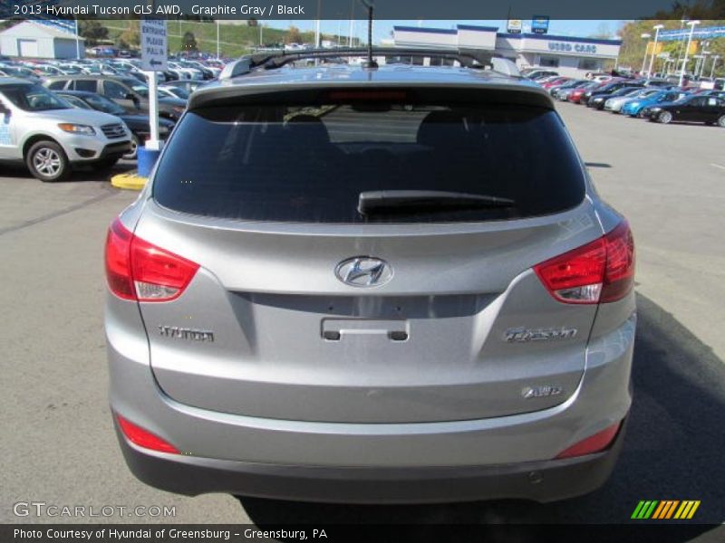 Graphite Gray / Black 2013 Hyundai Tucson GLS AWD