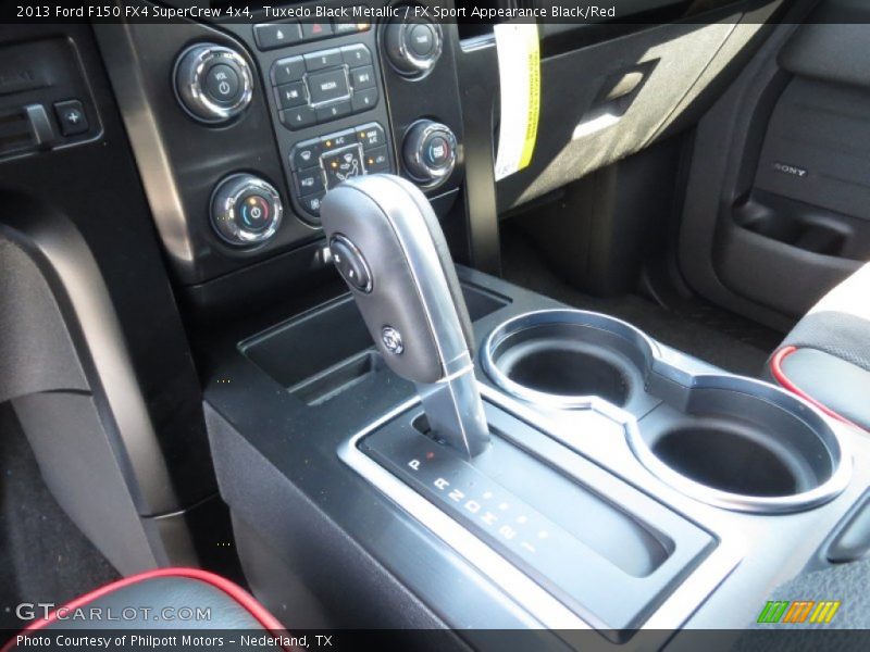 Tuxedo Black Metallic / FX Sport Appearance Black/Red 2013 Ford F150 FX4 SuperCrew 4x4