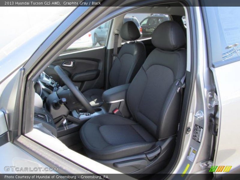 Graphite Gray / Black 2013 Hyundai Tucson GLS AWD