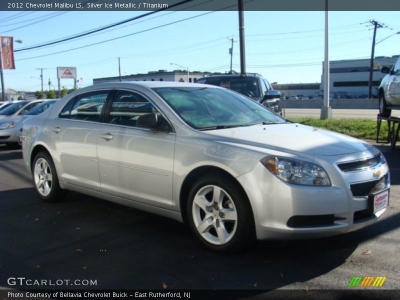 Silver Ice Metallic / Titanium 2012 Chevrolet Malibu LS