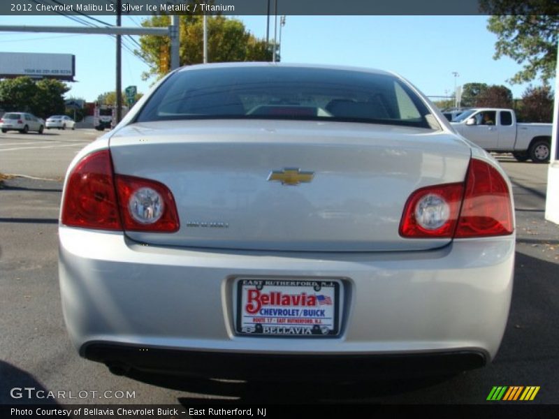 Silver Ice Metallic / Titanium 2012 Chevrolet Malibu LS