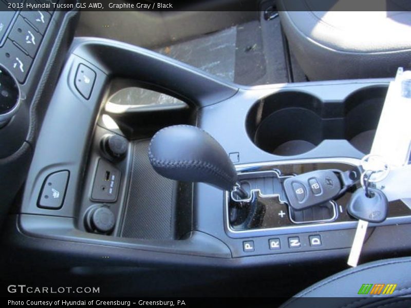 Graphite Gray / Black 2013 Hyundai Tucson GLS AWD