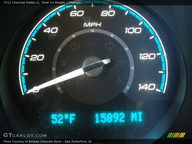 Silver Ice Metallic / Titanium 2012 Chevrolet Malibu LS