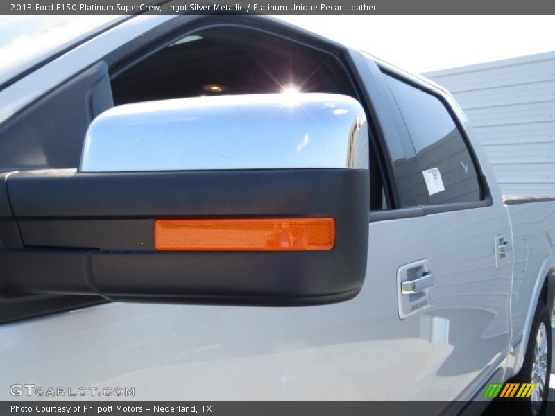 Ingot Silver Metallic / Platinum Unique Pecan Leather 2013 Ford F150 Platinum SuperCrew