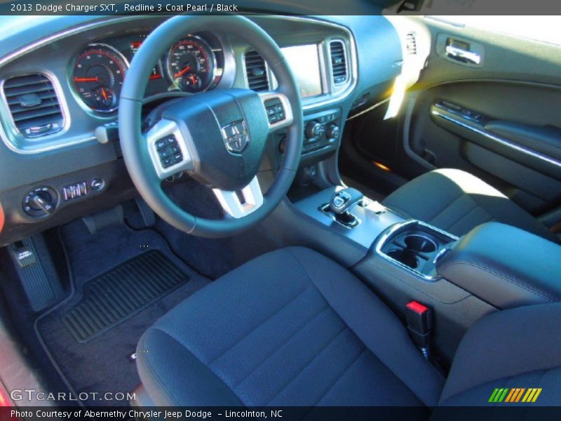 Black Interior - 2013 Charger SXT 