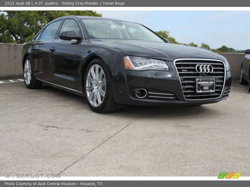 Oolong Grey Metallic / Velvet Beige 2013 Audi A8 L 4.0T quattro