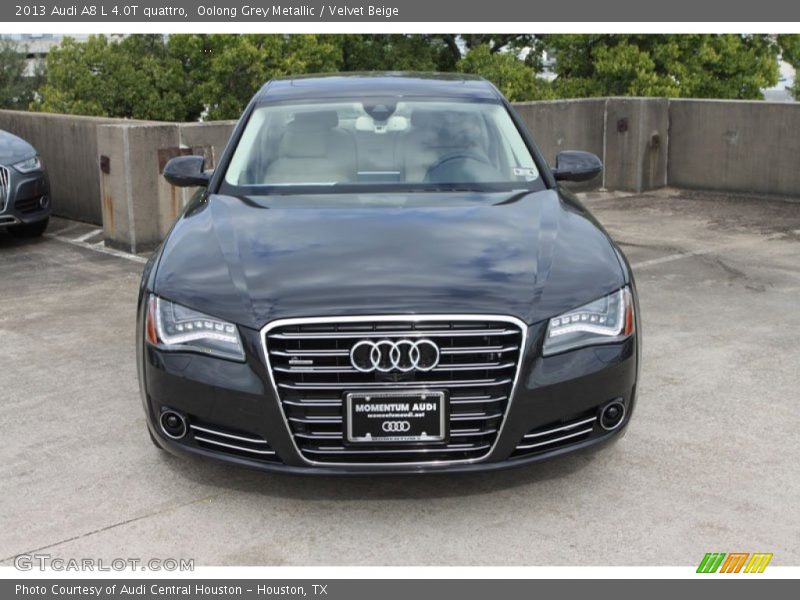 Oolong Grey Metallic / Velvet Beige 2013 Audi A8 L 4.0T quattro