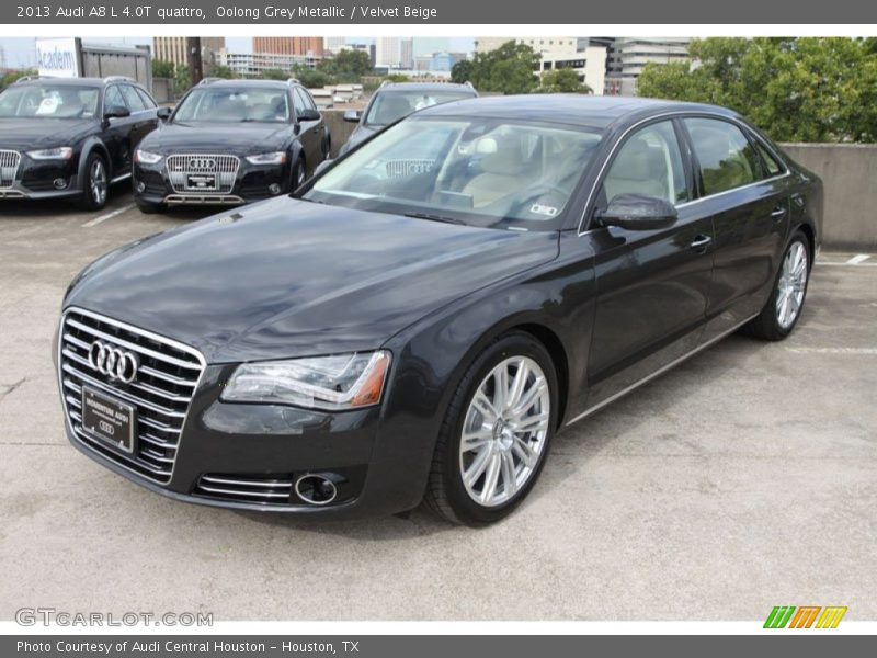 Oolong Grey Metallic / Velvet Beige 2013 Audi A8 L 4.0T quattro