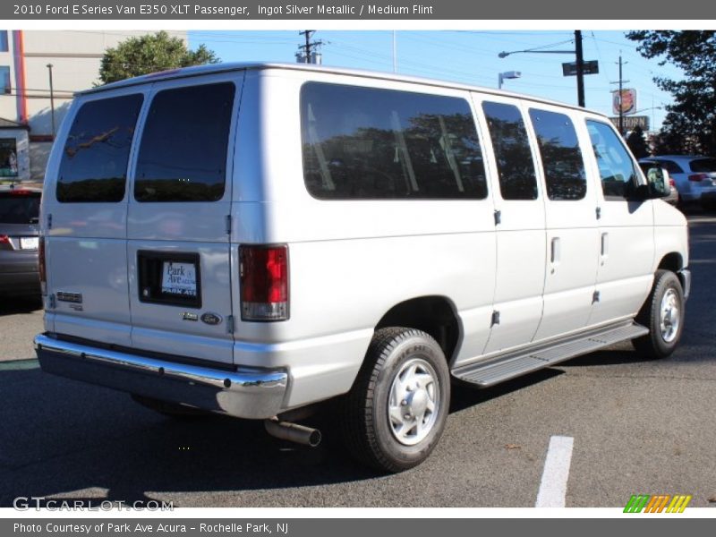 Ingot Silver Metallic / Medium Flint 2010 Ford E Series Van E350 XLT Passenger