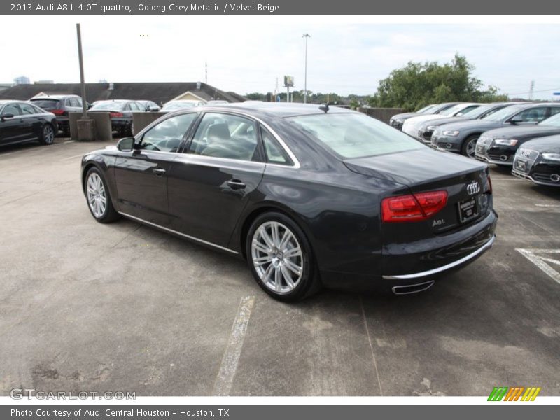 Oolong Grey Metallic / Velvet Beige 2013 Audi A8 L 4.0T quattro