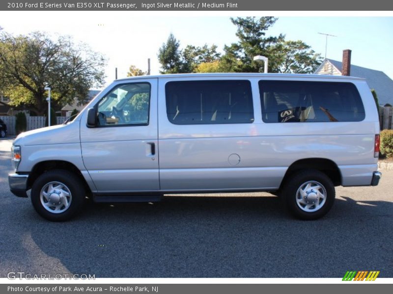 Ingot Silver Metallic / Medium Flint 2010 Ford E Series Van E350 XLT Passenger
