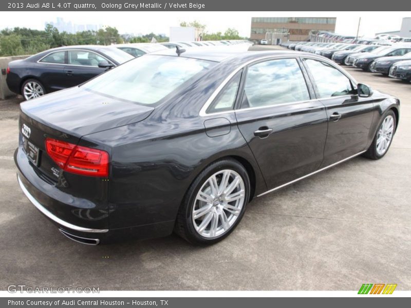 Oolong Grey Metallic / Velvet Beige 2013 Audi A8 L 4.0T quattro