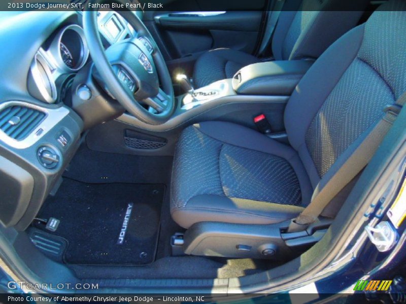 Front Seat of 2013 Journey SXT