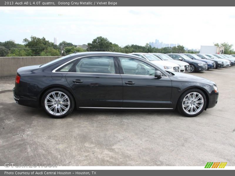 Oolong Grey Metallic / Velvet Beige 2013 Audi A8 L 4.0T quattro