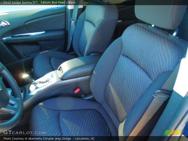 Front Seat of 2013 Journey SXT