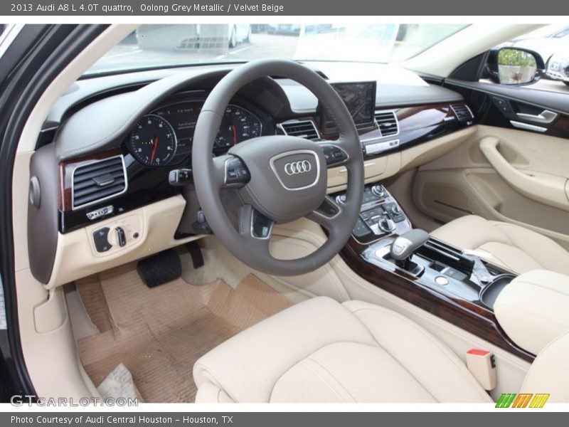 Oolong Grey Metallic / Velvet Beige 2013 Audi A8 L 4.0T quattro