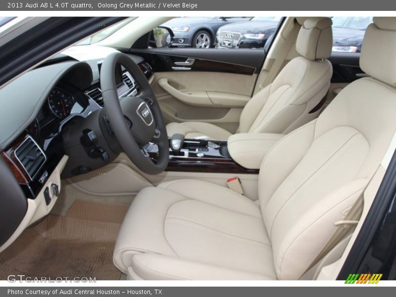 Front Seat of 2013 A8 L 4.0T quattro