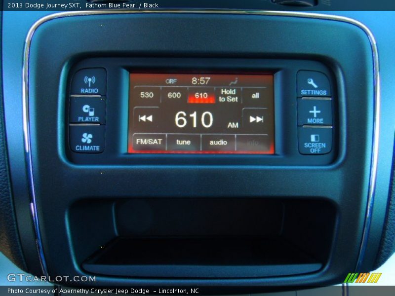 Fathom Blue Pearl / Black 2013 Dodge Journey SXT