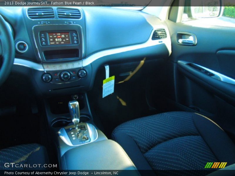 Fathom Blue Pearl / Black 2013 Dodge Journey SXT