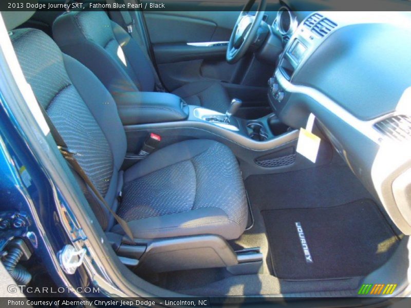 Fathom Blue Pearl / Black 2013 Dodge Journey SXT