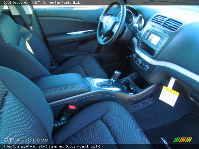 Fathom Blue Pearl / Black 2013 Dodge Journey SXT