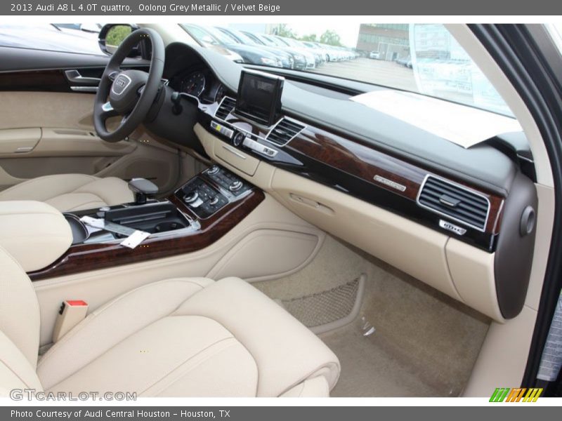 Oolong Grey Metallic / Velvet Beige 2013 Audi A8 L 4.0T quattro