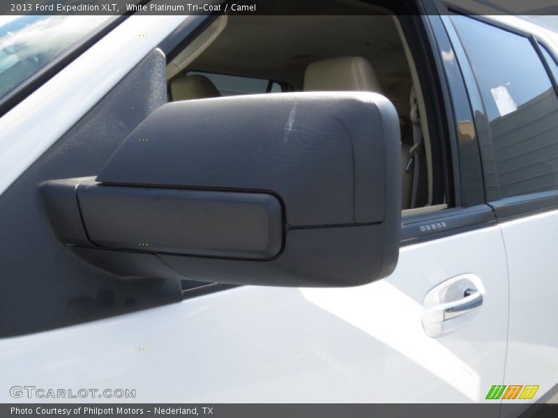 White Platinum Tri-Coat / Camel 2013 Ford Expedition XLT