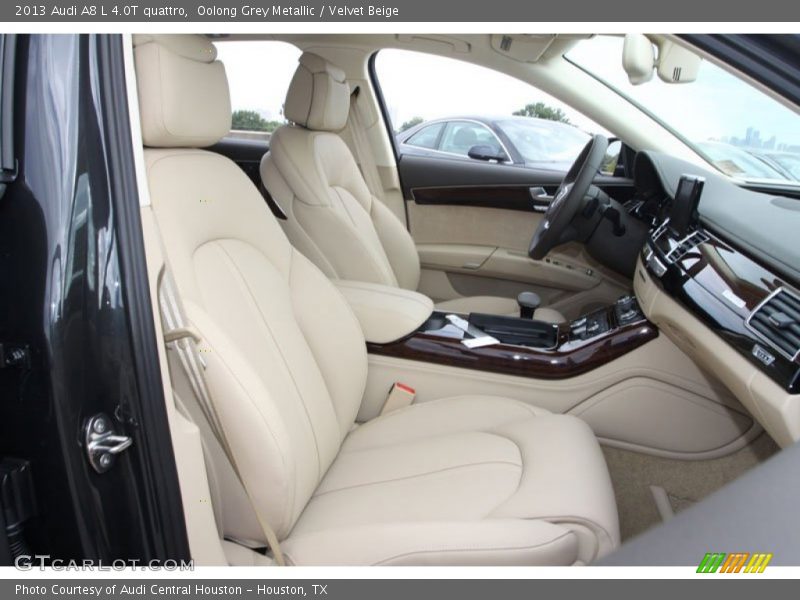 Oolong Grey Metallic / Velvet Beige 2013 Audi A8 L 4.0T quattro