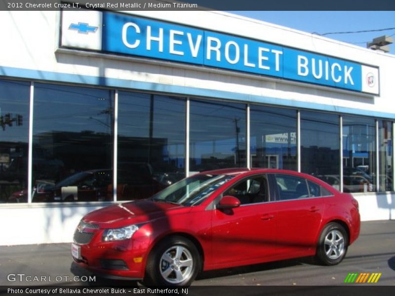 Crystal Red Metallic / Medium Titanium 2012 Chevrolet Cruze LT