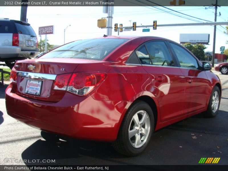 Crystal Red Metallic / Medium Titanium 2012 Chevrolet Cruze LT