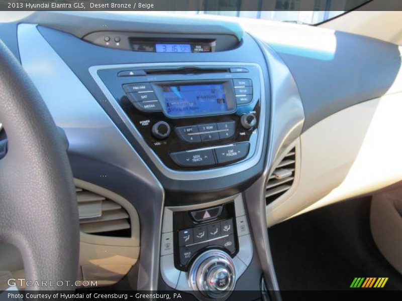 Desert Bronze / Beige 2013 Hyundai Elantra GLS