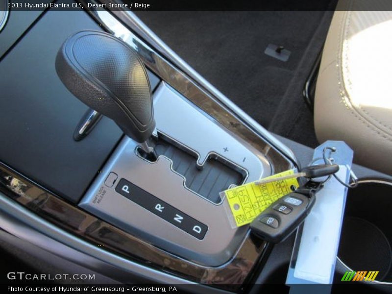 Desert Bronze / Beige 2013 Hyundai Elantra GLS