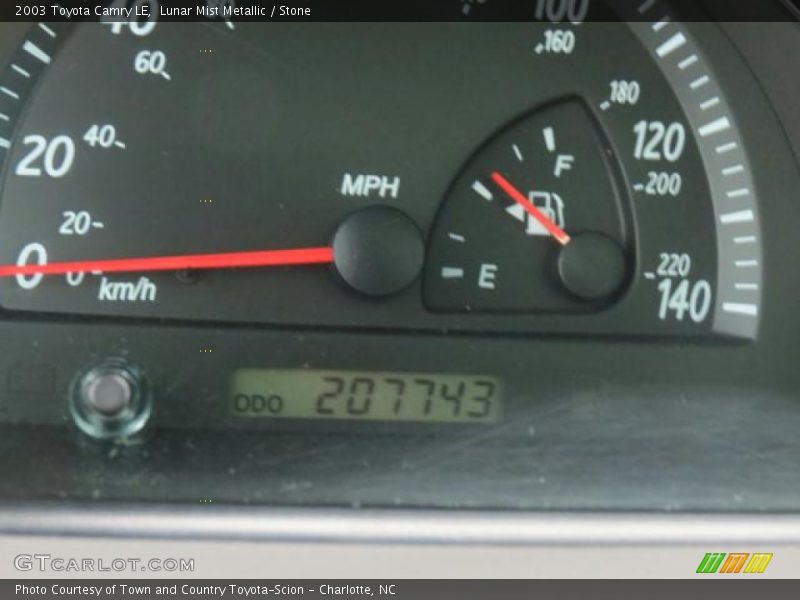 Lunar Mist Metallic / Stone 2003 Toyota Camry LE