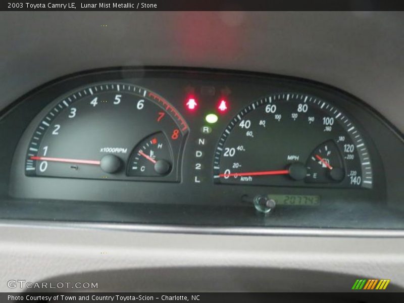 Lunar Mist Metallic / Stone 2003 Toyota Camry LE