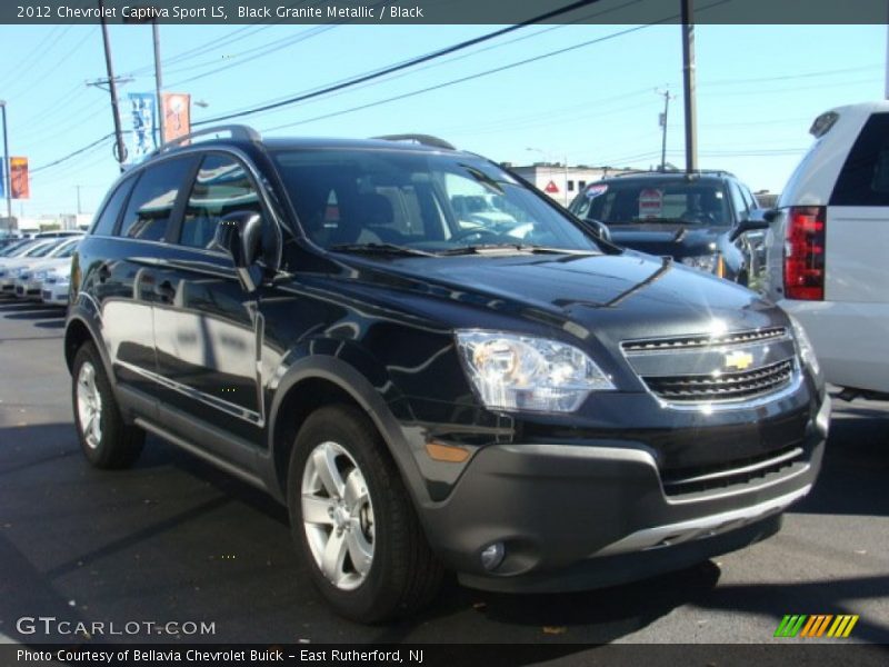 Black Granite Metallic / Black 2012 Chevrolet Captiva Sport LS