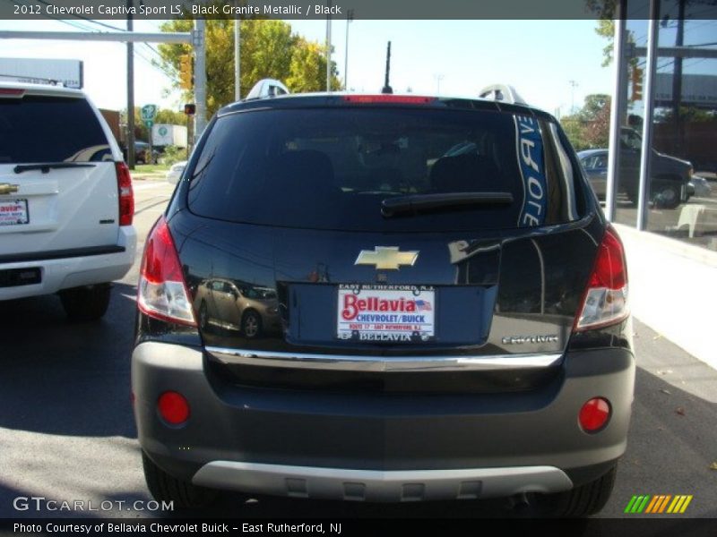 Black Granite Metallic / Black 2012 Chevrolet Captiva Sport LS