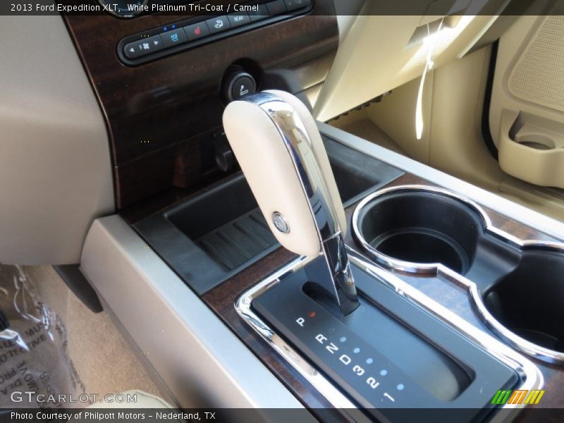 White Platinum Tri-Coat / Camel 2013 Ford Expedition XLT