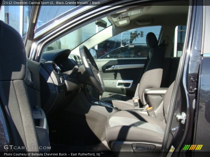 Black Granite Metallic / Black 2012 Chevrolet Captiva Sport LS
