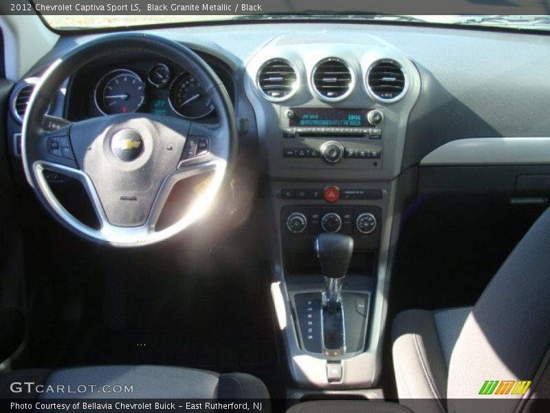 Black Granite Metallic / Black 2012 Chevrolet Captiva Sport LS