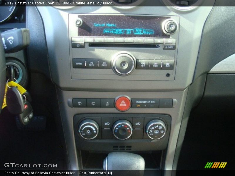 Black Granite Metallic / Black 2012 Chevrolet Captiva Sport LS