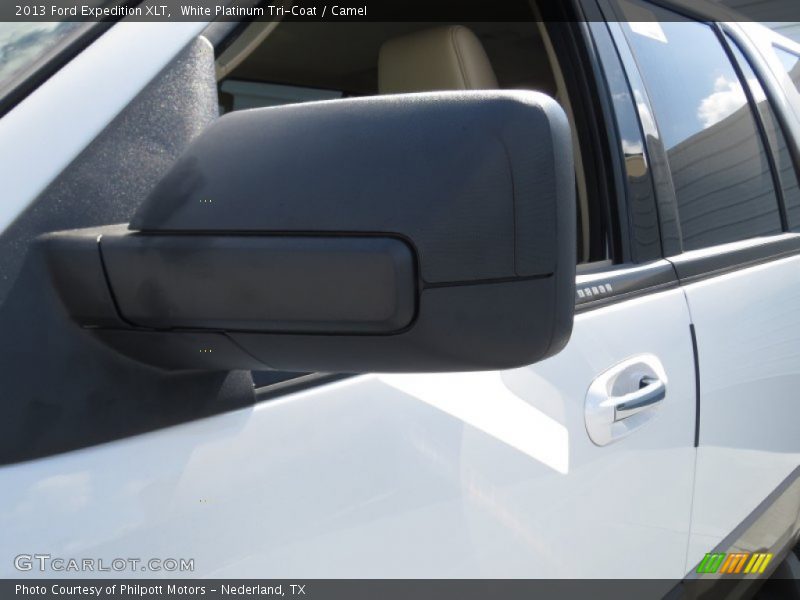 White Platinum Tri-Coat / Camel 2013 Ford Expedition XLT