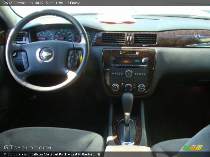 Summit White / Ebony 2012 Chevrolet Impala LS