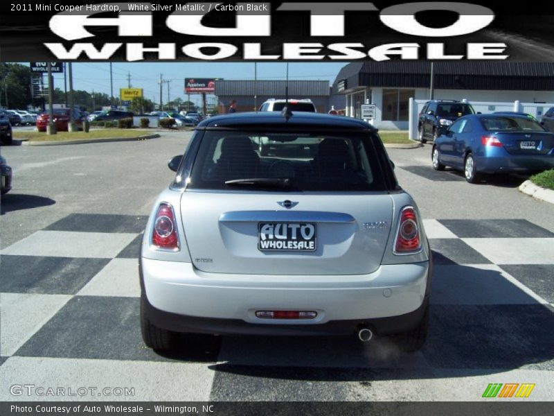 White Silver Metallic / Carbon Black 2011 Mini Cooper Hardtop